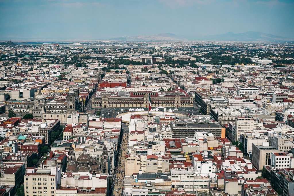 Imagen del centro de la Ciudad de México